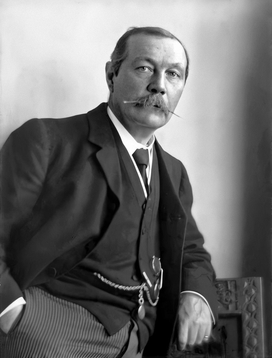 arthur conan doyle by walter benington 1914